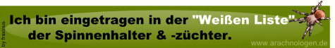 Weiße Liste der Spinnenhalter und Spinnenzüchter